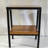 Modernist boarding school bedside table - 50s/60s