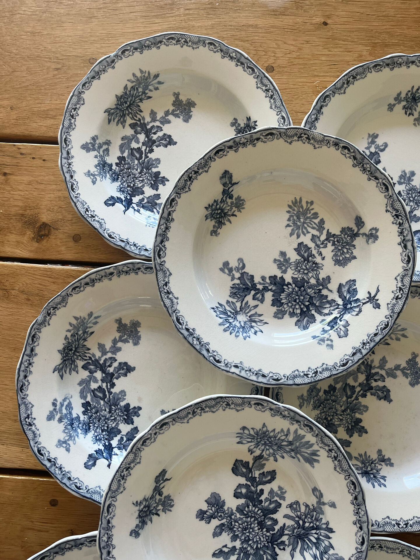 Antique deep plates