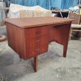 Vintage Scandinavian-inspired teak desk