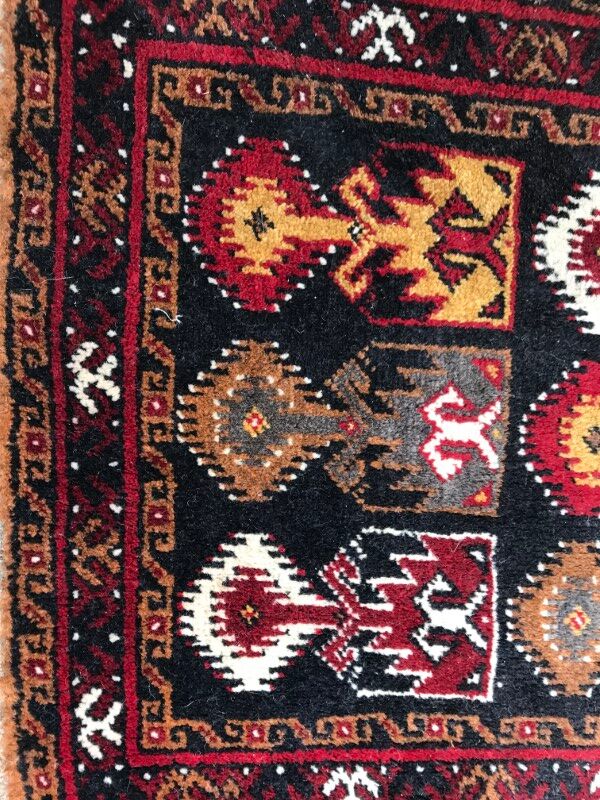Carpet vintage belutch afghan 53 x 103 cm