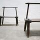 Ancient brutalist African chair
