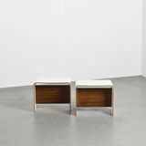 Pair of bedside tables by Pierre Guariche, circa 1968