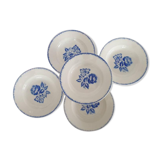 Old hollow plates model "Simone" of the French factory of Digoin