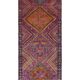 Vintage Turkish hallway rug 127x370 cm