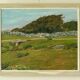Original oil on canvas from the mid-20th century – landscape