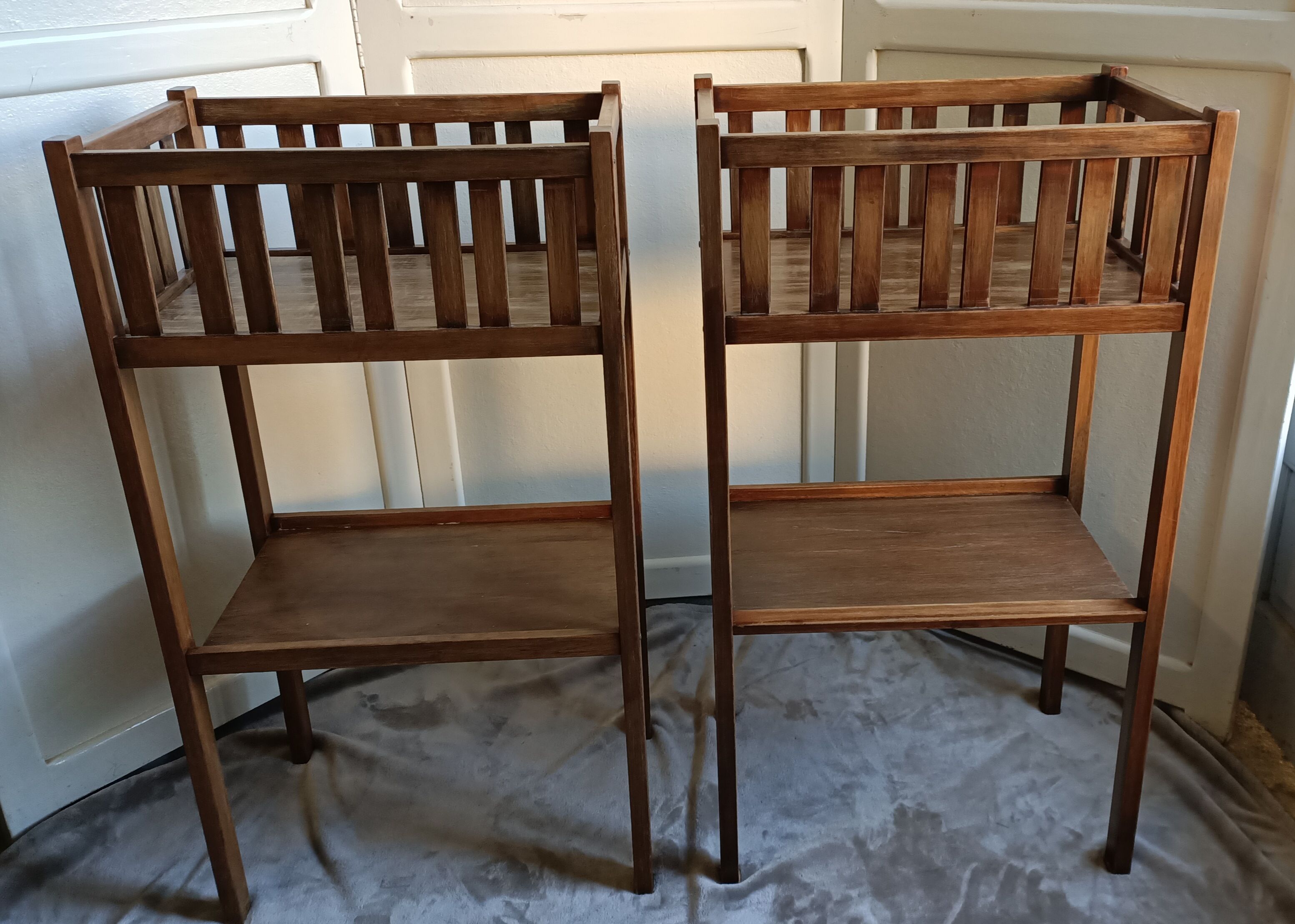 Pair of indoor planters