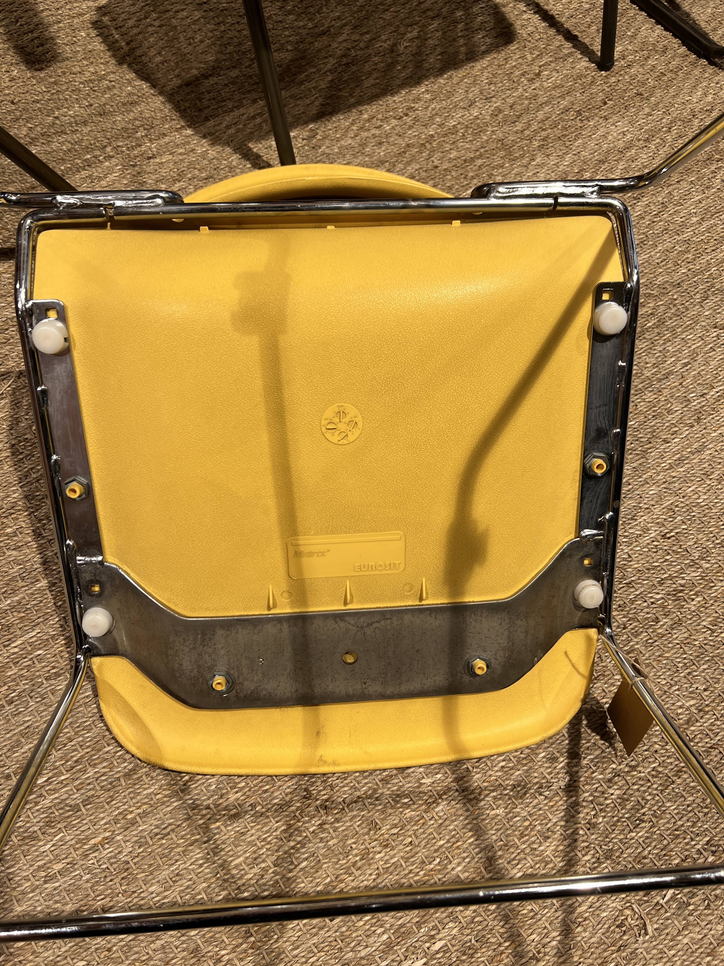 Set 12 Thomas Tolleson Matrix chairs for Krueger, 70s, USA