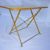 Table bistrot vintage en métal