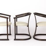 Set of 8 Vintage Casala Dining Armchairs – 1960s/70s Mid-Century Modern