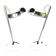 Paire de lampe de table T395 de Robert Sonneman pour Luci Milan, 1972