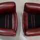 Pair of Small Club Armchairs in Sheepskin - Reproduction