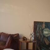 Modern Danish, Lacquered Beech Side Table, Fritz Hansen, "Model 1535", 1940s