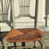 Ancienne chaise à langer Louis XVI