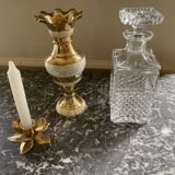 Vintage crystal decanter diamond tip