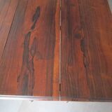 Antique oak folding side table