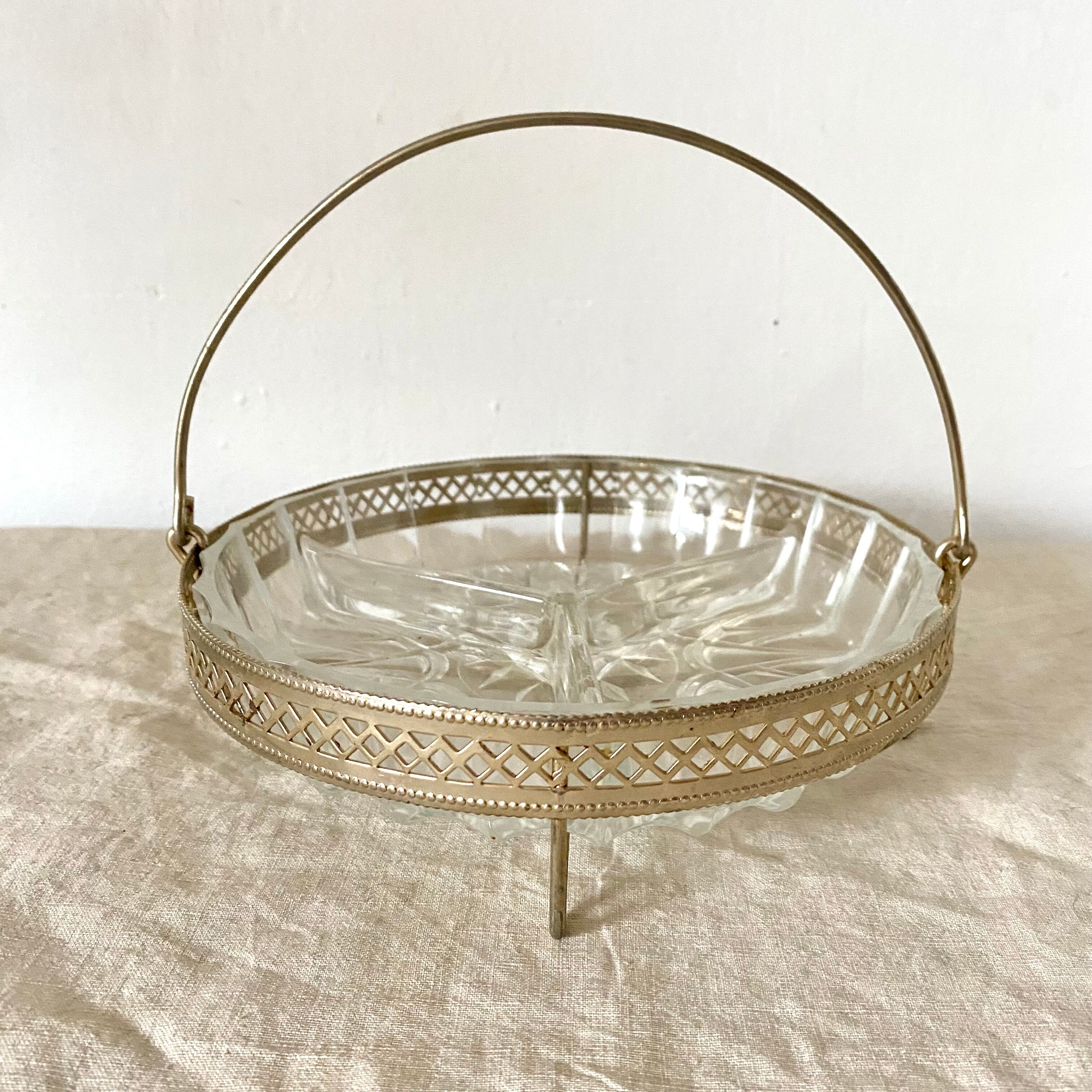 Vintage aperitif serving dish