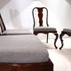 Lot de 5 chaises de salle à manger en acajou de style Reine Anne, 1920