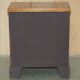 Vintage walnut commode with sliding top in Butler style.