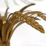 Hollywood Regency gilded sheaf of wheat coffee table in the style of Coco Chanel, 1960s