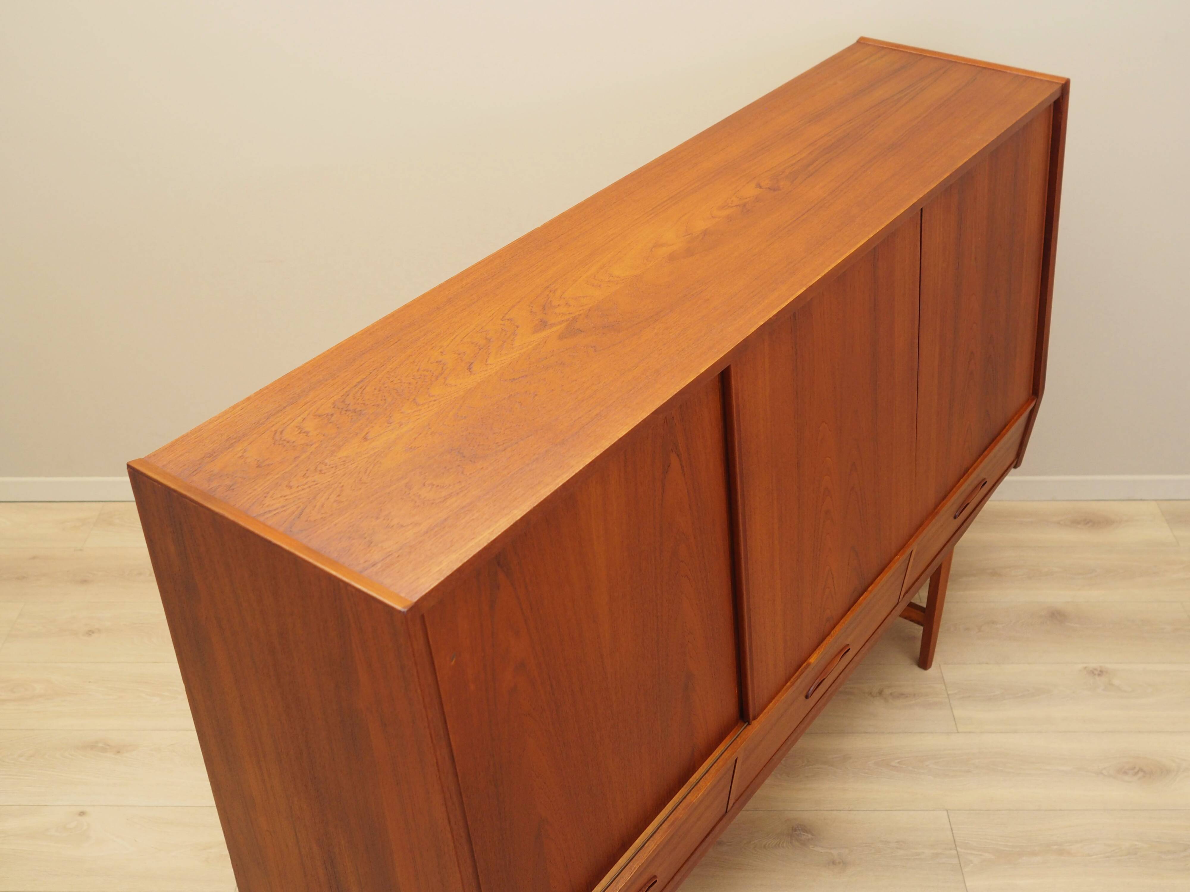 Teak highboard, Danish design, 1960s, production: Denmark