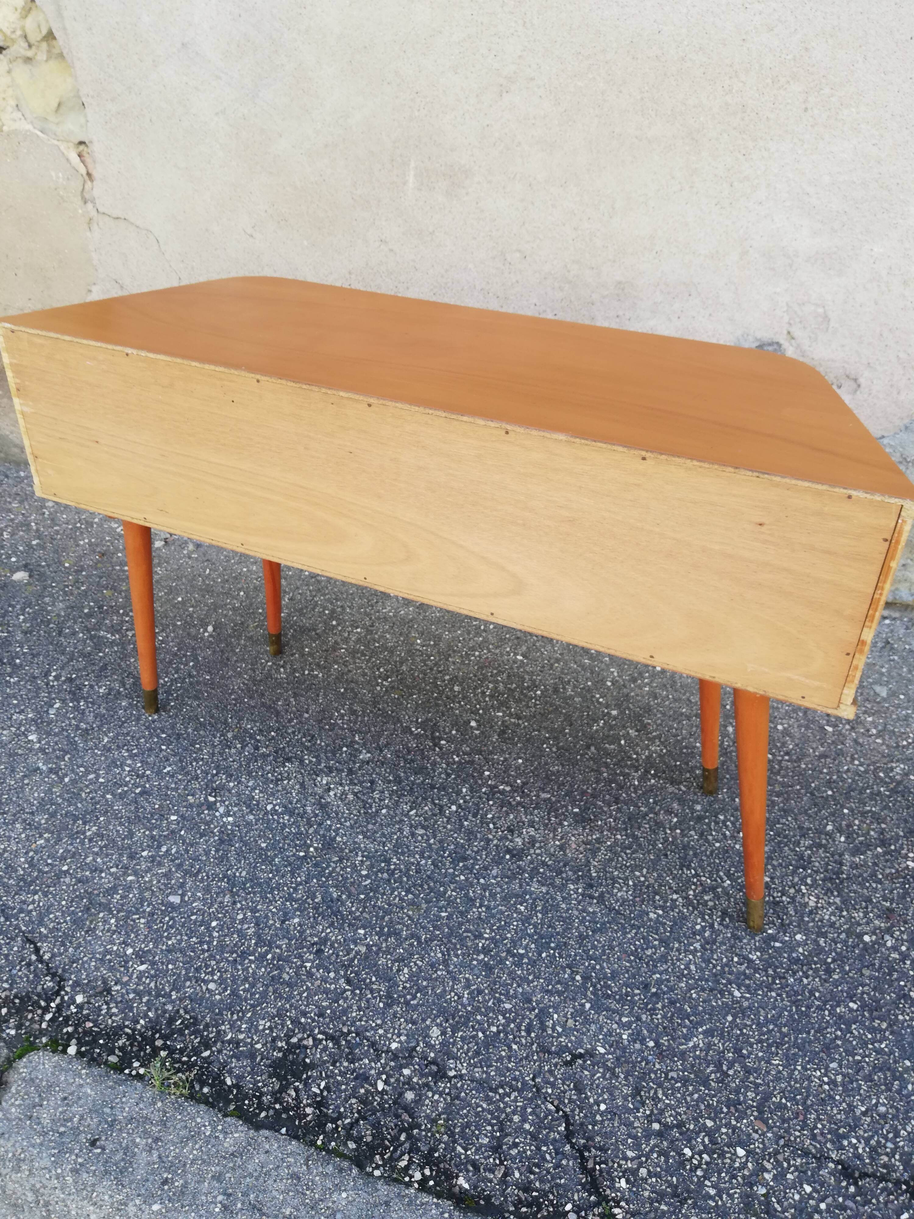 Commode vintage pieds compas