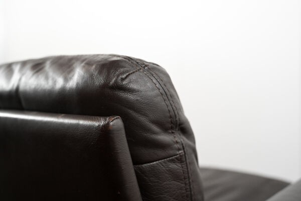 Fauteuil De Sede DS-31 avec repose-pieds assorti