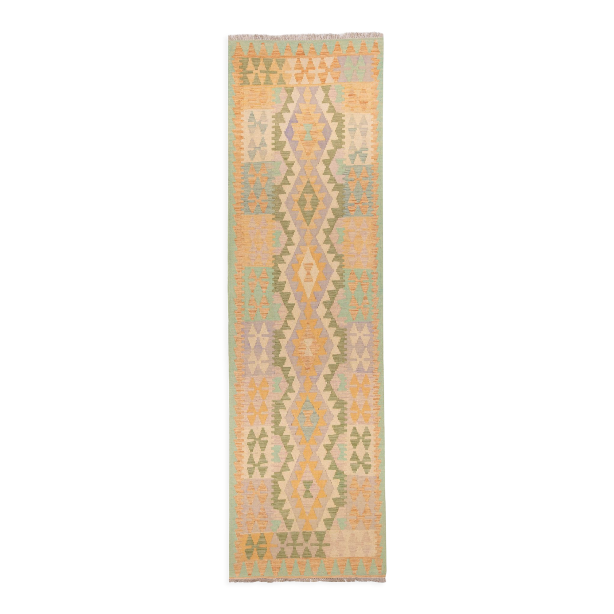 Afghan Pashtun kilim corridor 294 x 82 cm