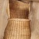 Fauteuil corbeille enfant en osier