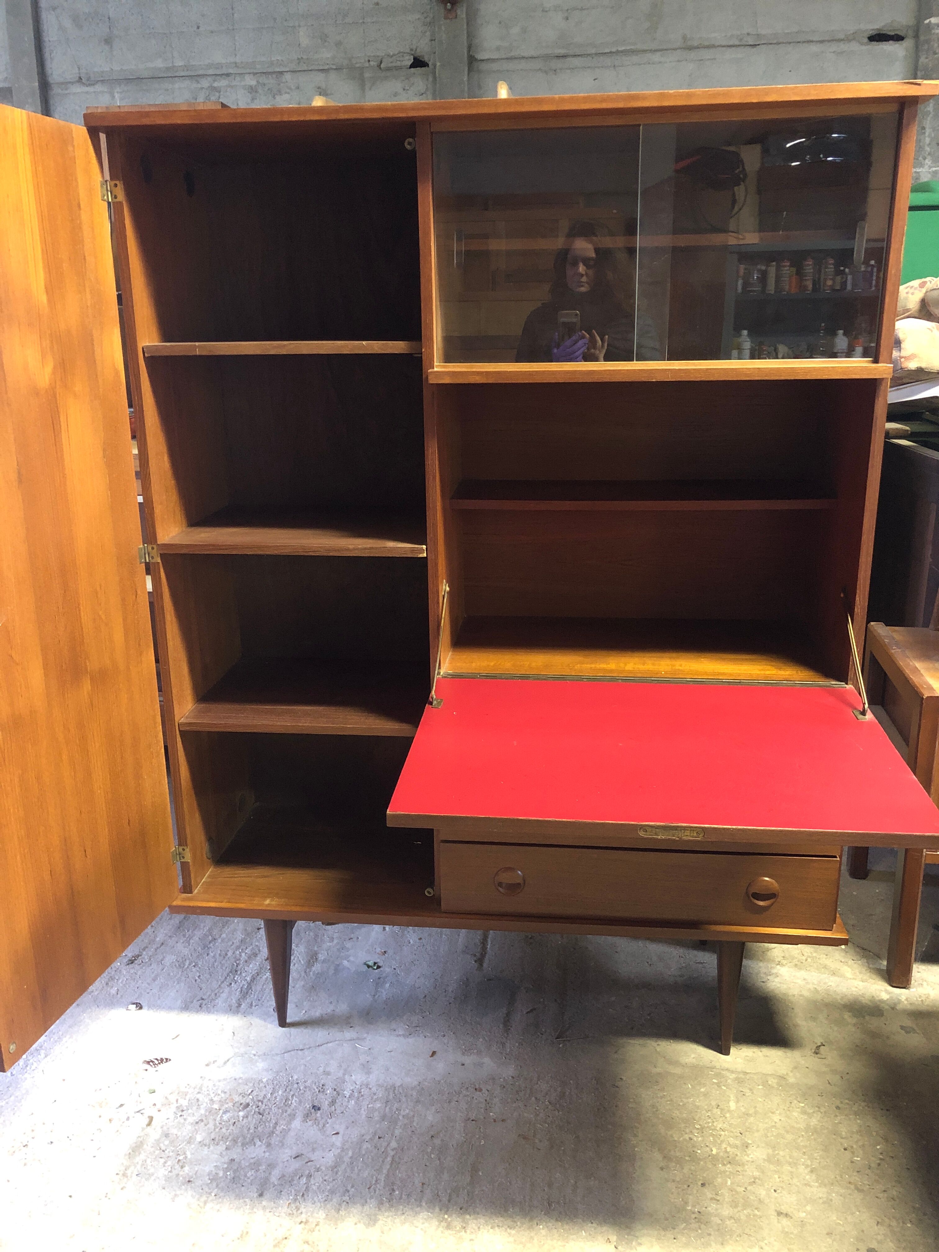 Vintage Scandinavian teak cabinet