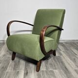 Fauteuil Art Déco par Jindrich Halabala, 1940s