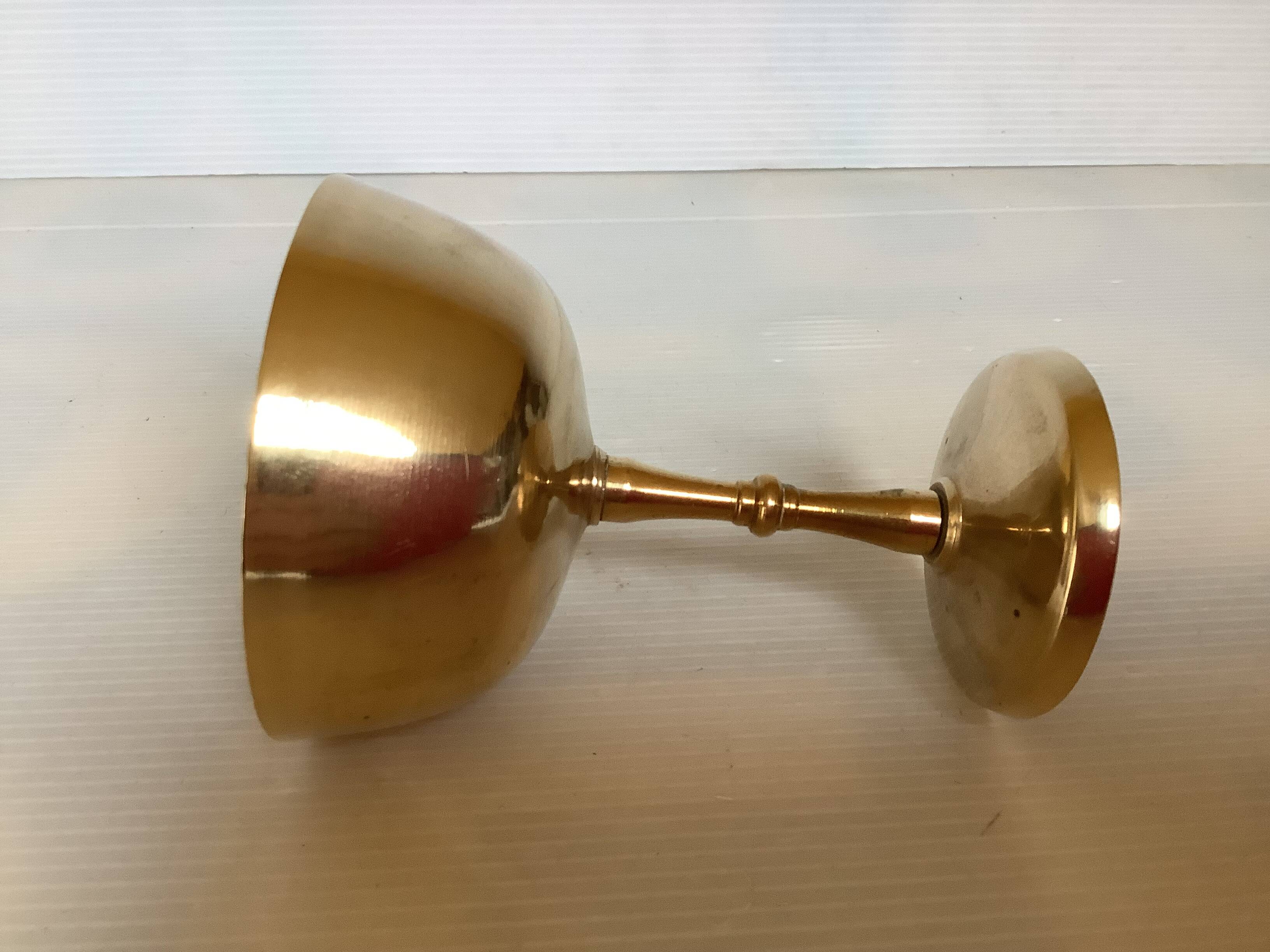 Brass chalice ring sizer pocket emptier