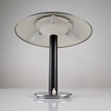 Leather Table Lamp by Metalarte, 1962
