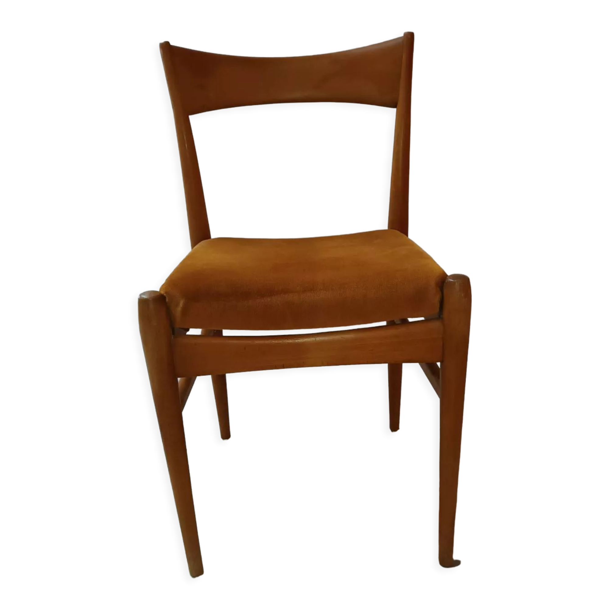 Chaise vintage en teck et hêtre, Danemark 1960