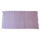 White and black checkered tablecloth from Morocco - 193 x 339 cm