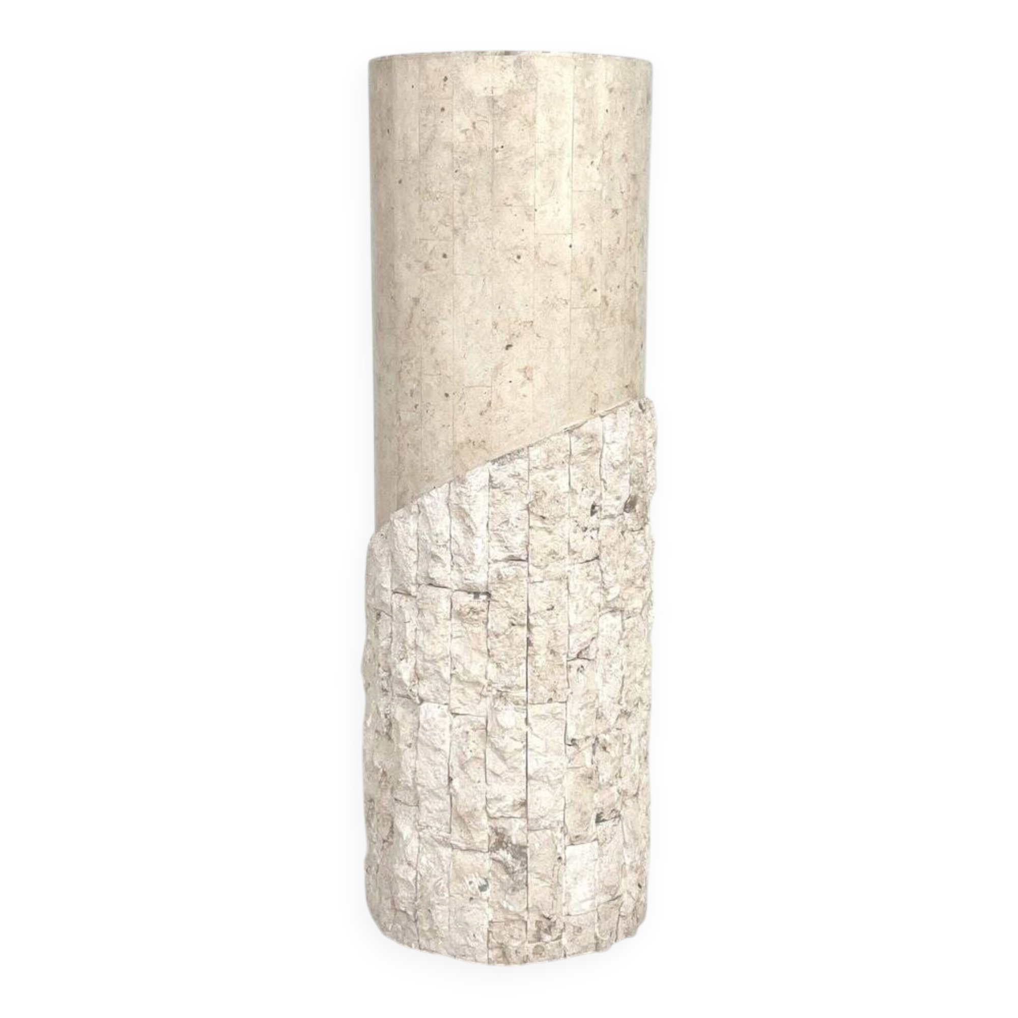Stone marquetry column