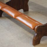 Antique Gothic Church Benches, Late 1800s – Set of 4 Pine Wood Pew Benches