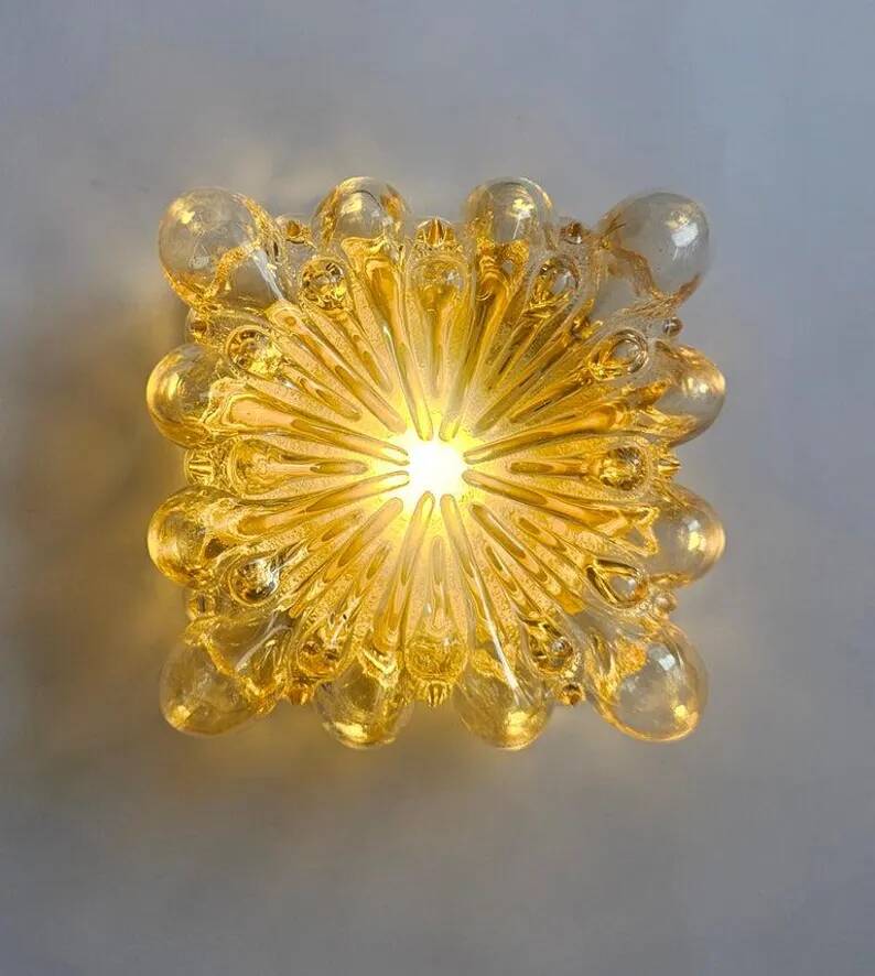 Rare Midcentury Flush Mount Limburg, Helena Tynell, Germany, 1970s