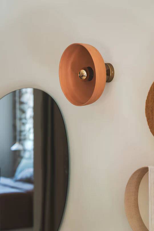 URSULE - Red terracotta - Wall light