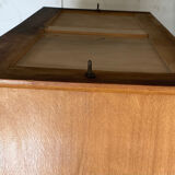 Vintage cupboard with compass feet