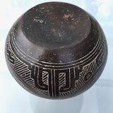 Handmade earthen vase