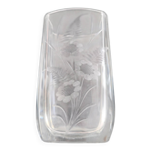 Vintage engraved vase