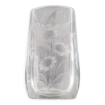 Vintage engraved vase