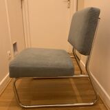 Restored chrome armchair