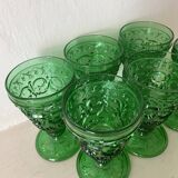 Baroque style stemmed glasses