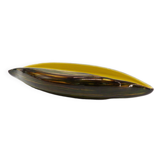 Saint-Clément ceramic pirogue fruit bowl