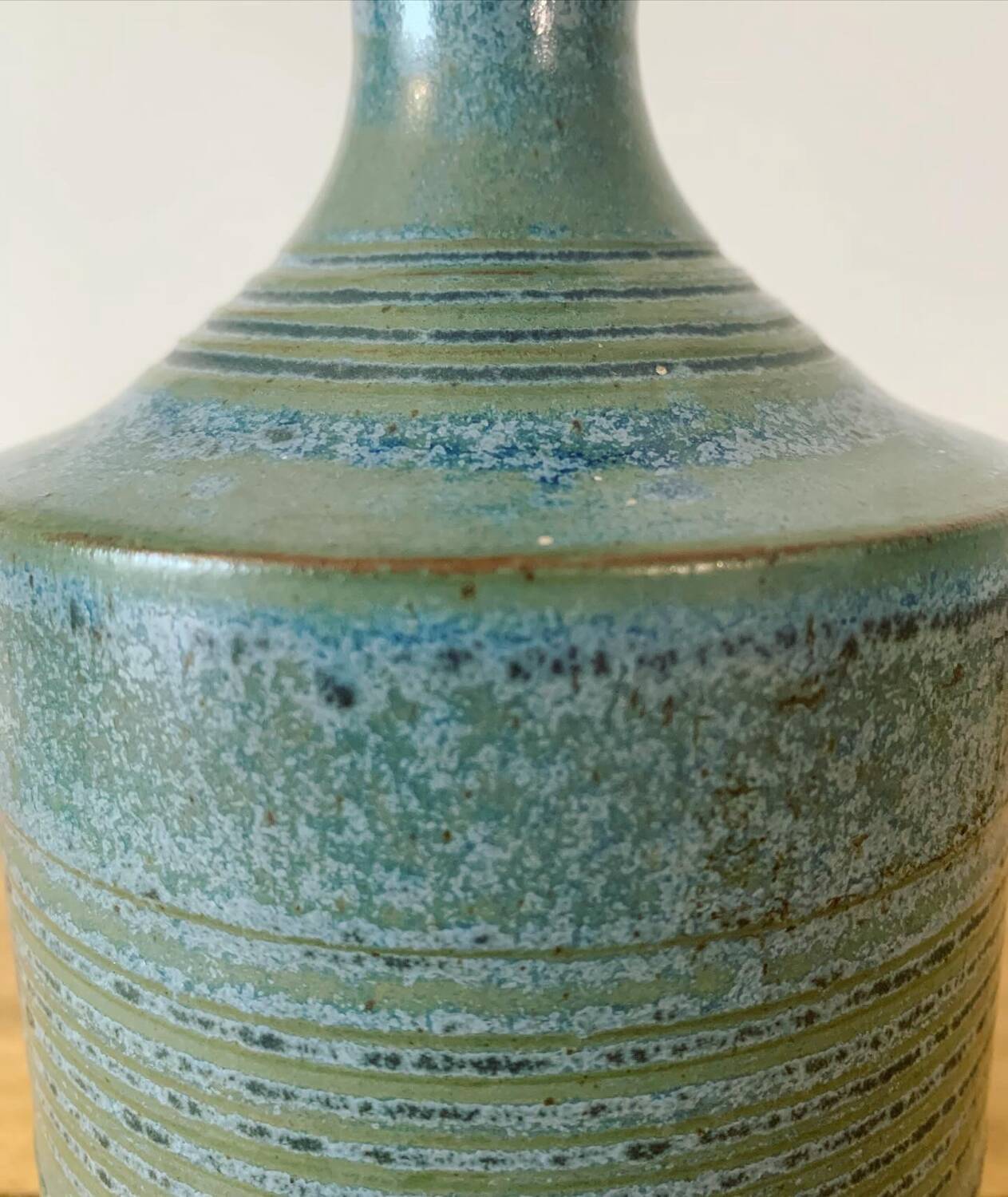Vase vintage en grès émaillé