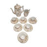 Limoges porcelain coffee service, by JR, circa 1900.