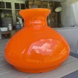 Vintage globe in orange opaline