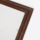Old rectangular mirror, wooden frame