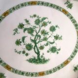 Fine porcelain cake serving 12 plates - 1 dish, signed Th. Haviland Limoges